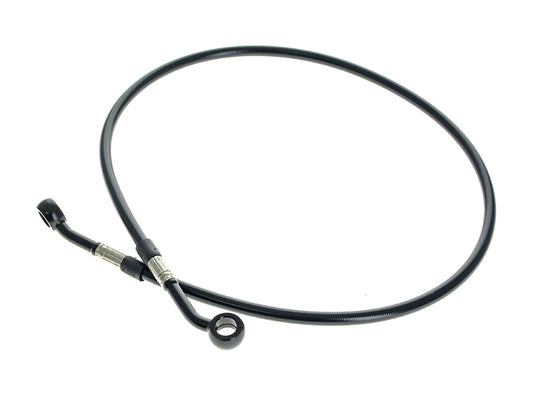 Rear Brake Line - Black. Fits Touring 2014up with Kraus Rear Radial Caliper & Bracket - Kraus Moto