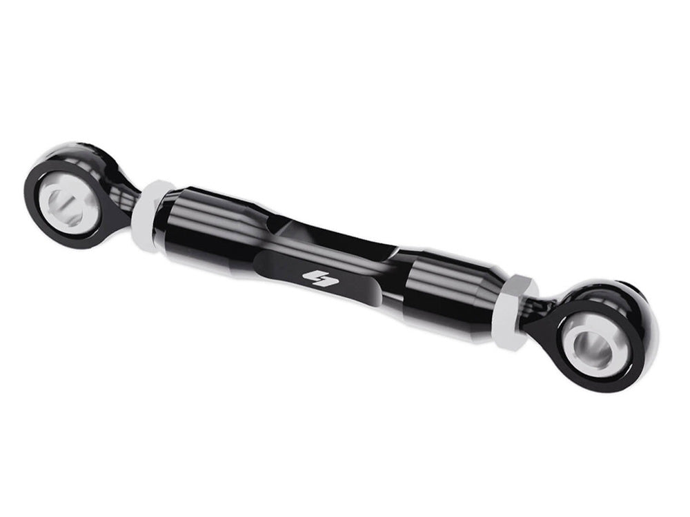 Adjustable Brake Linkage - Black. Fits Softail 2018up with Mid Controls - Kraus Moto