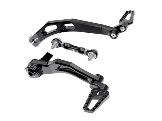 SX3 Foot Controls - Black. Fits Softail 2018up with Mid Controls - Kraus Moto