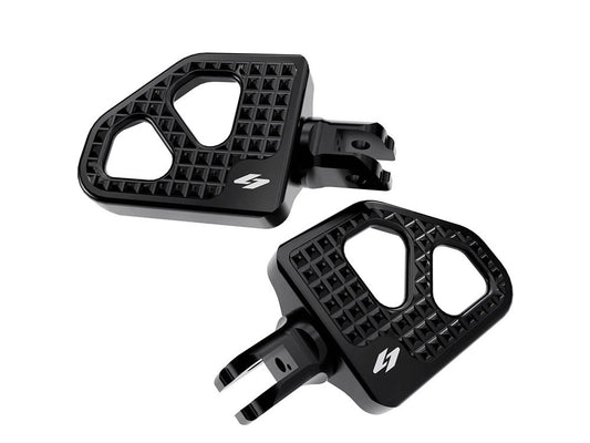 Max Lean Mini Floorboards - Black. Fits Softail 2018up Rear Passenger - Kraus Moto
