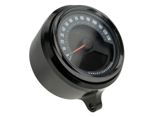 Gauge Housing Relocation Kit - Black. Fits Low Rider S 2022up, Low Rider ST 2025up & Street Bob 2025up - Kraus Moto