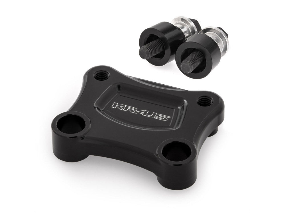 T-Rex Pullback Plate - Black. Fits Softail 2018up. - Kraus Moto