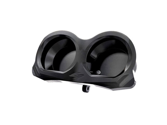 Lux Gauge Housing Relocation Kit - Black. Fits Road Glide 2015-2023 - Kraus Moto