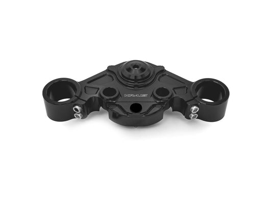 Wolf One Billet Bagger Top Triple Tree Clamp - Black. Fits Road Glide 2015-2023 - Kraus Moto