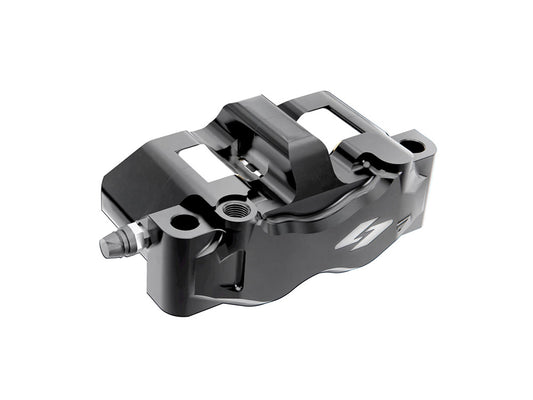 Left Hand Front RT3 Series Radial 4 Piston Caliper - Black. Can be used as Right Hand Rear Caliper - Kraus Moto