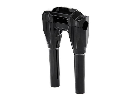 8in. Straight x 1in. Clamp Core Isolated Riser Kit - Black. Fits Softail Street Bob, Low Rider ST, Standard & Breakout 2018-2024 - Kraus Moto