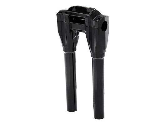 10in. Straight x 1-1/8in. Clamp Core Isolated Riser Kit - Black. Fits Softail Street Bob, Low Rider ST, Standard & Breakout 2018-2024 - Kraus Moto
