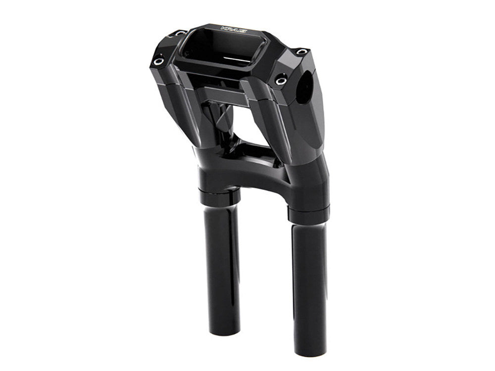 10in. Kickback x 1-1/8in. Clamp Core Isolated Riser Kit - Black. Fits Softail Street Bob, Low Rider ST, Standard & Breakout 2018-2024 - Kraus Moto
