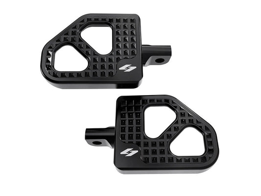 Max Lean Mini Floorboards with HD Male Mount - Black - Kraus Moto