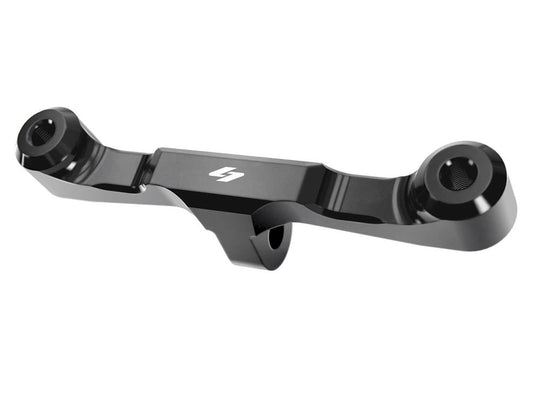 Adjustable Gauge Mount - Black. Fits Dyna, FXR and Sportster. - Kraus Moto