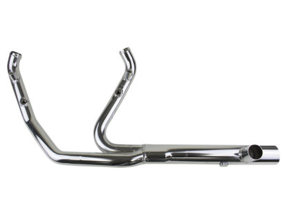 Hide-Away Performance Headers with 2.5in. Collector - Chrome. Fits Touring 2017up. - Khrome Werks