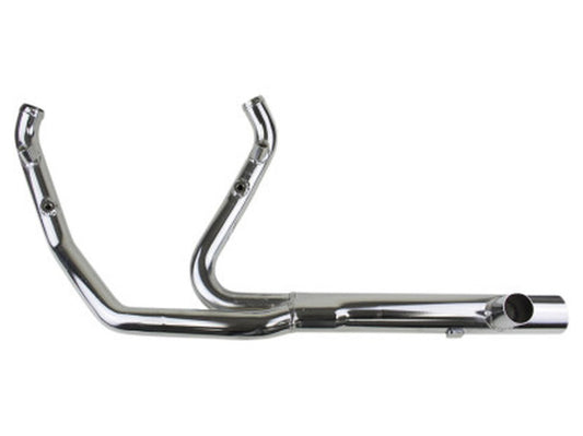 Hide-Away Performance Headers with 2.5in. Collector - Chrome. Fits Touring 2017up. - Khrome Werks