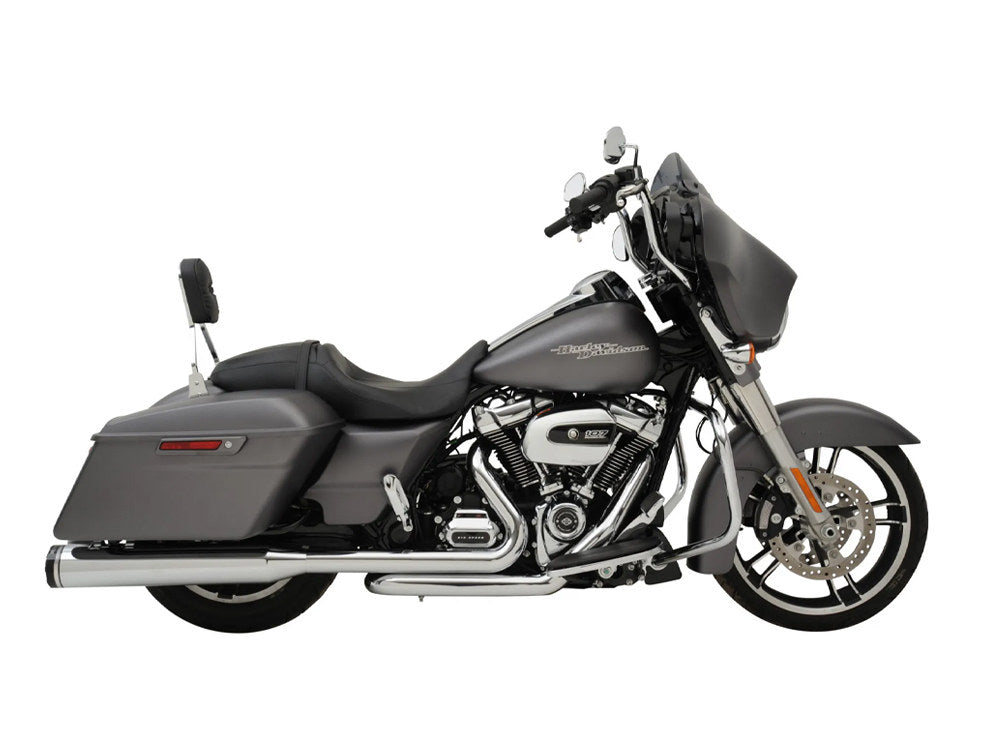 Dominator 2-into-2 Dual Exhaust - Chrome Headers with Chrome 4.5in. Mufflers. Fits Touring 2017up - Khrome Werks