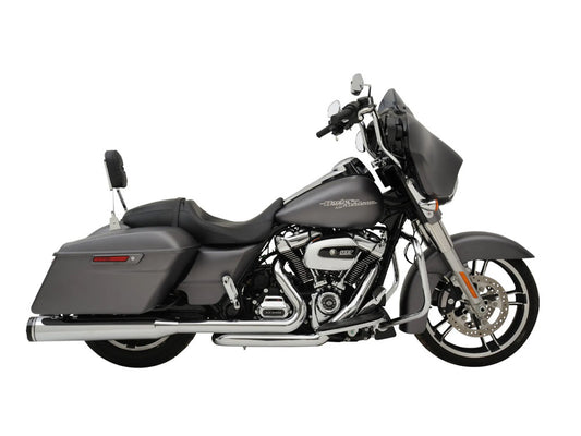 Dominator 2-into-2 Dual Exhaust - Chrome Headers with Chrome 4.5in. Mufflers. Fits Touring 2017up - Khrome Werks