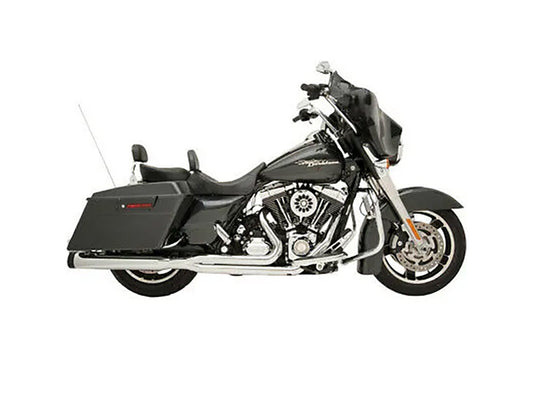 Outlaw 2-into-1 Exhaust - Chrome. Fits Touring 2017up - Khrome Werks