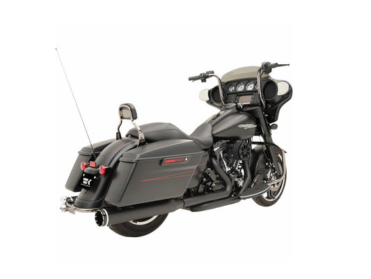 Right Side Tuck & Under Headers - Black. Fits Touring 2009-2016. - Khrome Werks