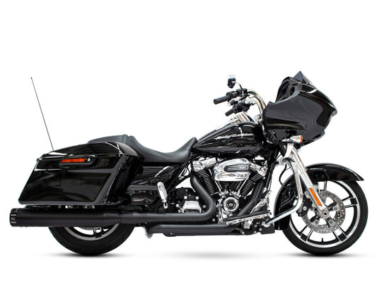 4-1/2in. Klassic Slip-On Mufflers - Black with Black End Caps. Fits Touring 2017up. - Khrome Werks