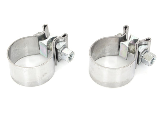 Exhaust Clamps. Muffler to Header. Fits Big Twin 1995-2016 & Sportster 1995-2021. - Khrome Werks