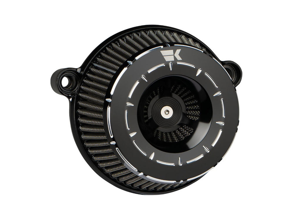 Tracer, Instigator Series Air Cleaner Kit - Black. Fits Touring 2017-2024 & Softail 2018-2024 - Khrome Werks