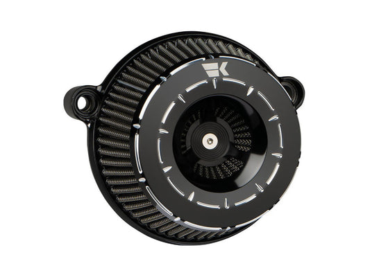Tracer, Instigator Series Air Cleaner Kit - Black. Fits Touring 2017-2024 & Softail 2018-2024 - Khrome Werks