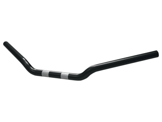 26in. wide x 1in. Low-Rise Drag Bar Handlebar - Black. - Khrome Werks