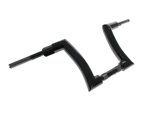 2.0in. Strip Bar, 12in. x 2in. Ape Hanger Handlebar - Gloss Black. - LA Choppers