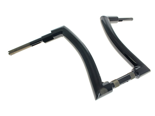 2.0in. Strip Bar, 16in. x 2in. Ape Hanger Handlebar - Gloss Black. - LA Choppers
