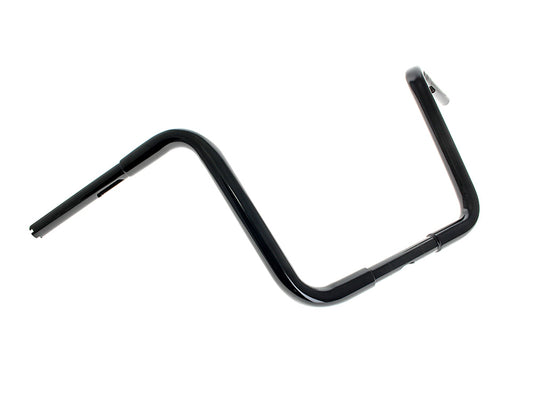 12-1/2in. x 1-1/4in. Ape Hanger Handlebar - Gloss Black - LA Choppers