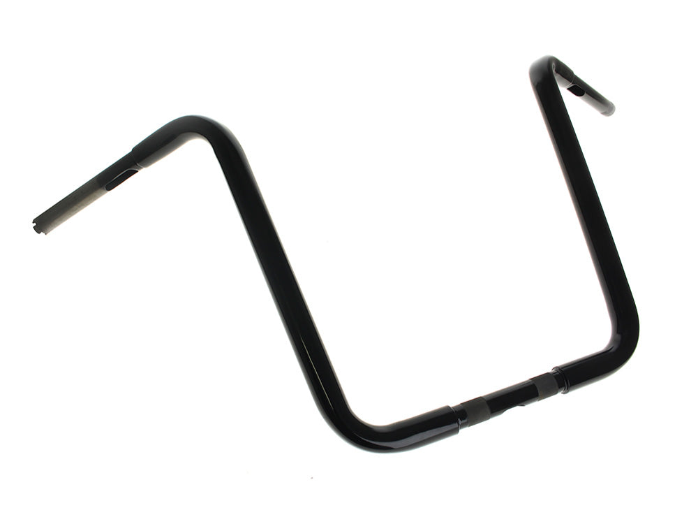 16in. x 1-1/4in. Ape Hanger Handlebar - Gloss Black - LA Choppers