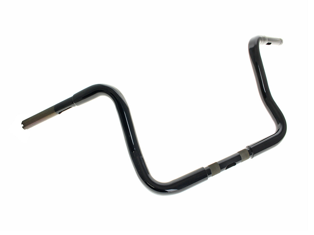 10in. x 1-1/4in. Bagger Ape Handlebar - Gloss Black. Fits Ultra Models 1996-2024 and Street Glide 1996-2023 - LA Choppers