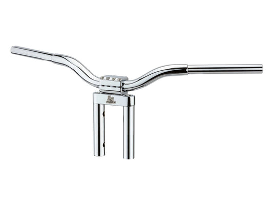 10in. x 1-1/4in. Straight Kage Fighter Handlebar - Chrome. - LA Choppers