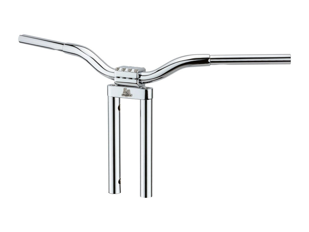 14in. x 1-1/4in. Straight Kage Fighter Handlebar - Chrome. - LA Choppers