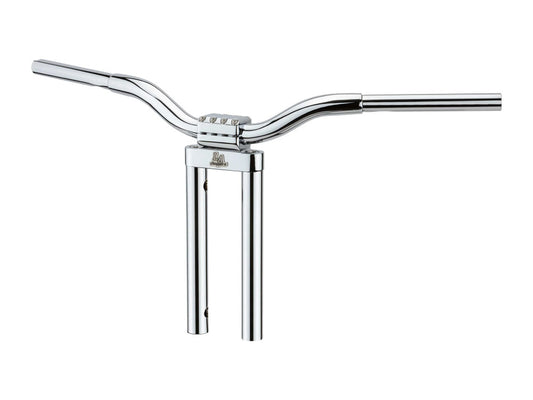 14in. x 1-1/4in. Straight Kage Fighter Handlebar - Chrome. - LA Choppers