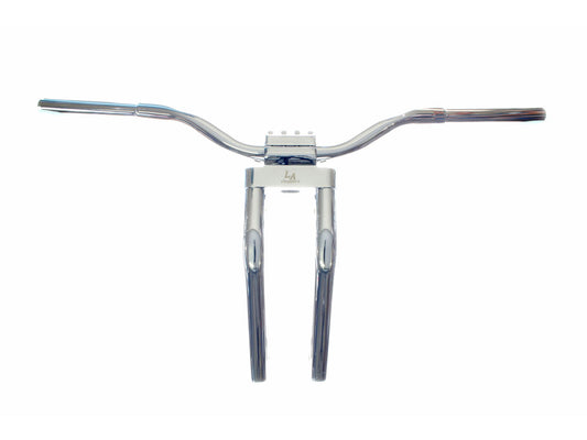 13in. x 1-1/4in. Pullback Kage Fighter Handlebar - Chrome. - LA Choppers