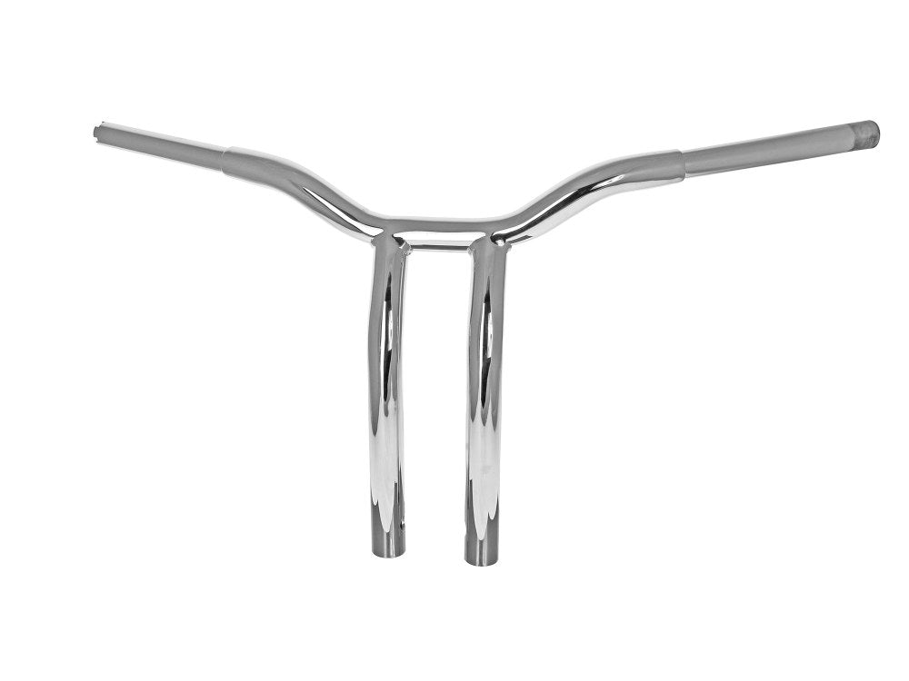 14in. x 1-1/4in. Pullback One Piece Kage Fighter Handlebar - Chrome. - LA Choppers