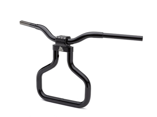 14in. x 1-1/4in. Straight Kage Fighter Handlebar - Gloss Black. Fits Road Glide 2015-2023 - LA Choppers