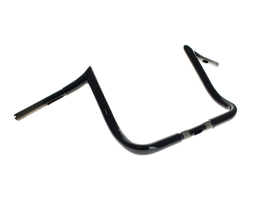 13in. x 1-1/4in. Prime Ape Hooked Handlebar - Gloss Black. Fits Ultra Models 1996-2024 and Street Glide 1996-2023 - LA Choppers