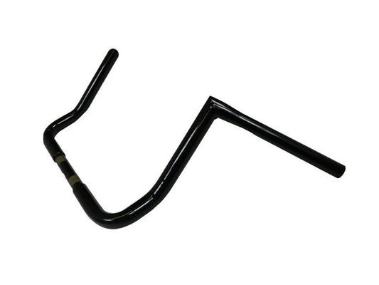 12in. x 1-1/4in. Twin Peaks Handlebar - Gloss Black. Fits Ultra Models 1996-2024 and Street Glide 1996-2023 - LA Choppers