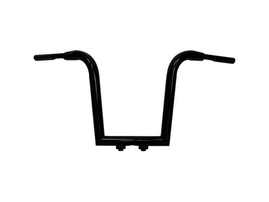 13in. x 1-1/2in. Miter Cut Tree Hugger Handlebar - Gloss Black. - LA Choppers