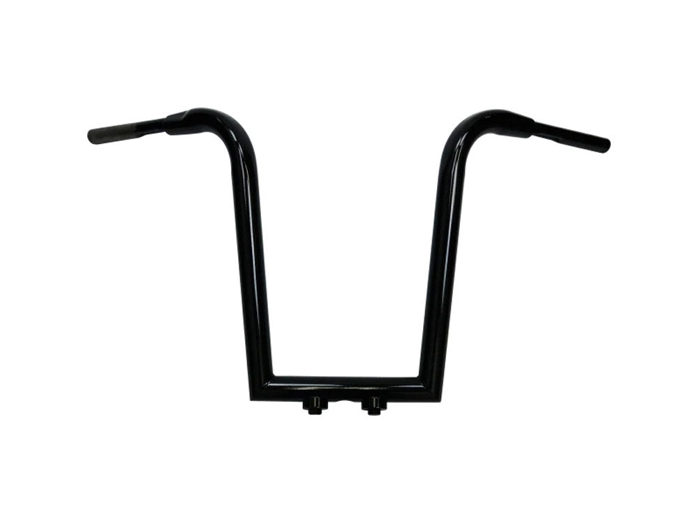 16in. x 1-1/2in. Miter Cut Tree Hugger Handlebar - Gloss Black. - LA Choppers