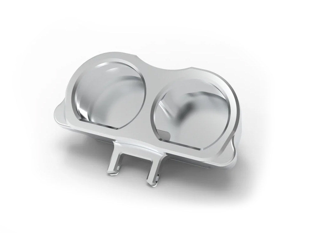 Gauge Housing Relocation Kit - Chrome. Fits Road Glide 2015-2023 - LA Choppers