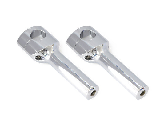 6in. Straight Two Piece Riser Kit - Chrome. Fits 1-1/4in. Handlebar - LA Choppers