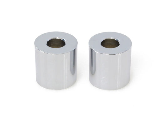 1in. Tall x 1in. Thick Riser Spacers - Chrome. - LA Choppers