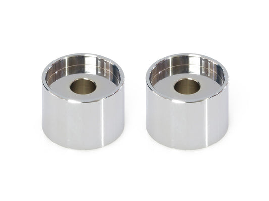 1in. Tall x 1.5in. Thick Riser Spacers - Chrome. - LA Choppers