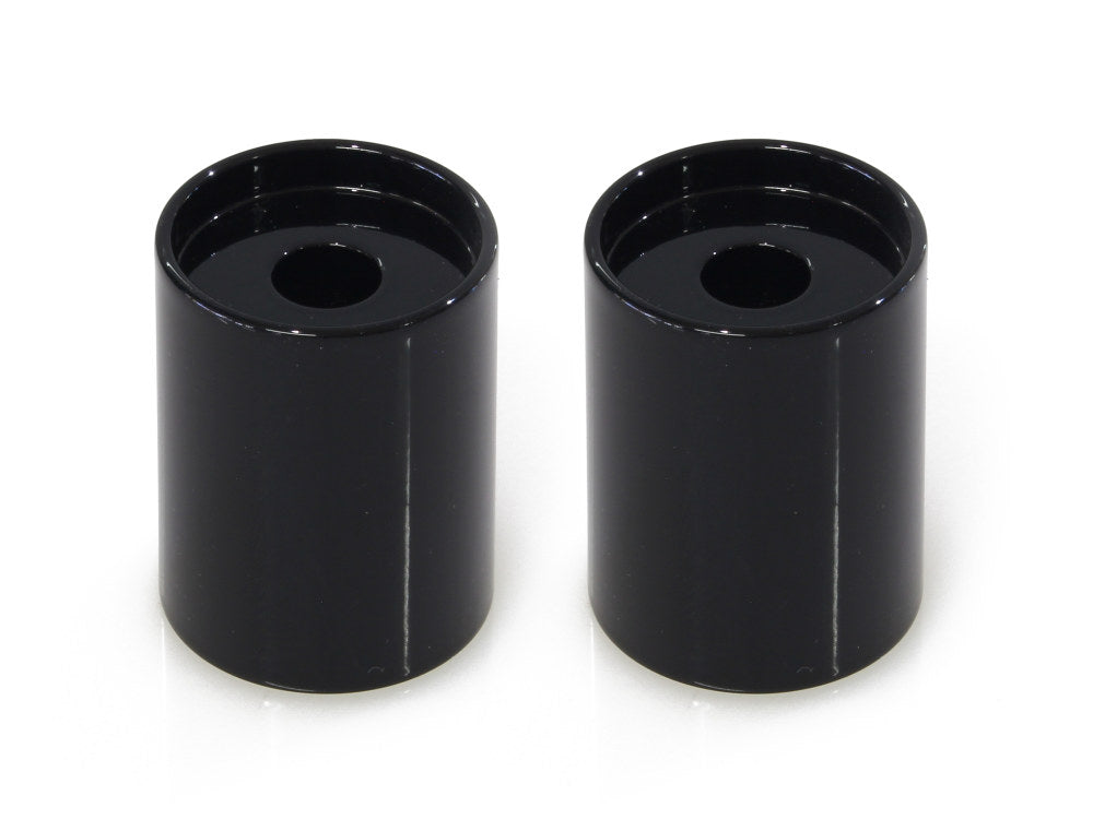2in. Tall x 1.5in. Thick Riser Spacers - Gloss Black. - LA Choppers