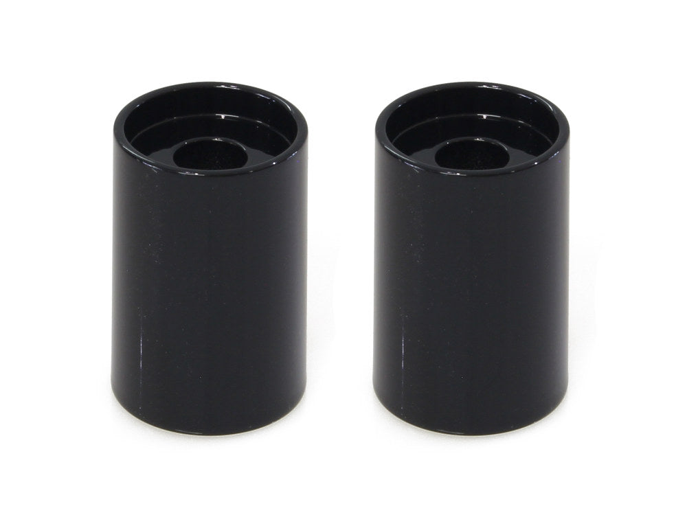 2in. Tall x 1.25in. Thick Riser Spacers - Gloss Black. - LA Choppers