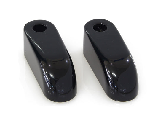 2in. Pullback Riser Extensions - Gloss Black. - LA Choppers
