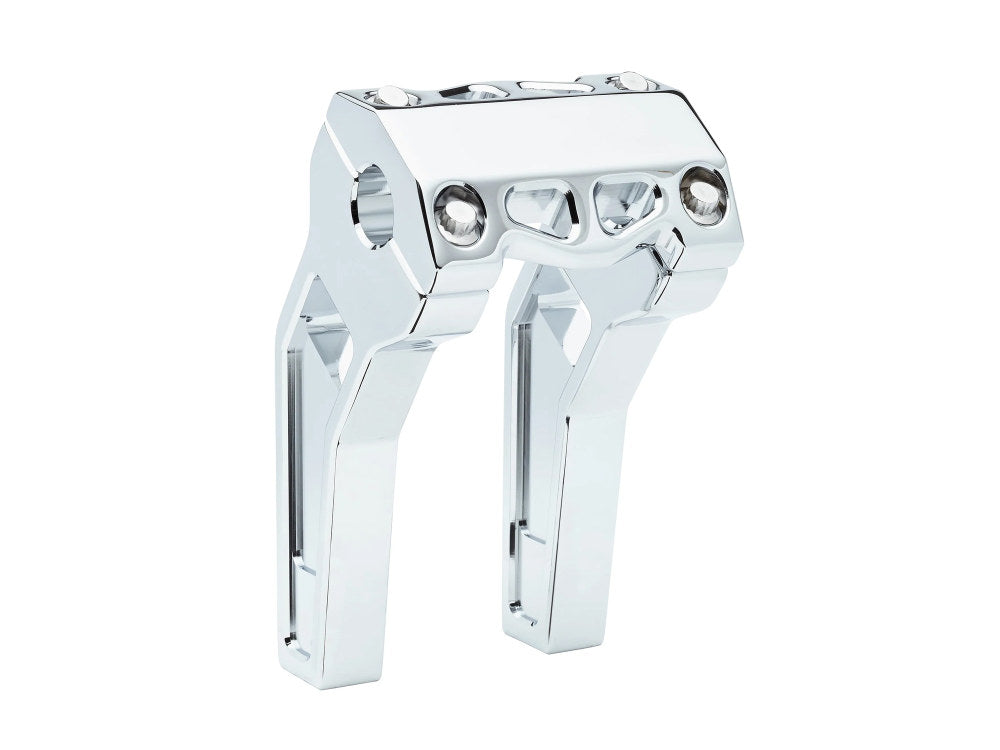 6in. Pullback Performance Risers - Chrome. Fits 1-1/4in. Handlebar - LA Choppers
