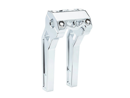 10in. Pullback Performance Risers - Chrome. Fits 1-1/4in. Handlebar - LA Choppers