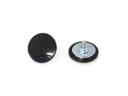 Inner Fairing Mirror Plugs - Gloss Black. Fits Touring 1996-2023 - LA Choppers